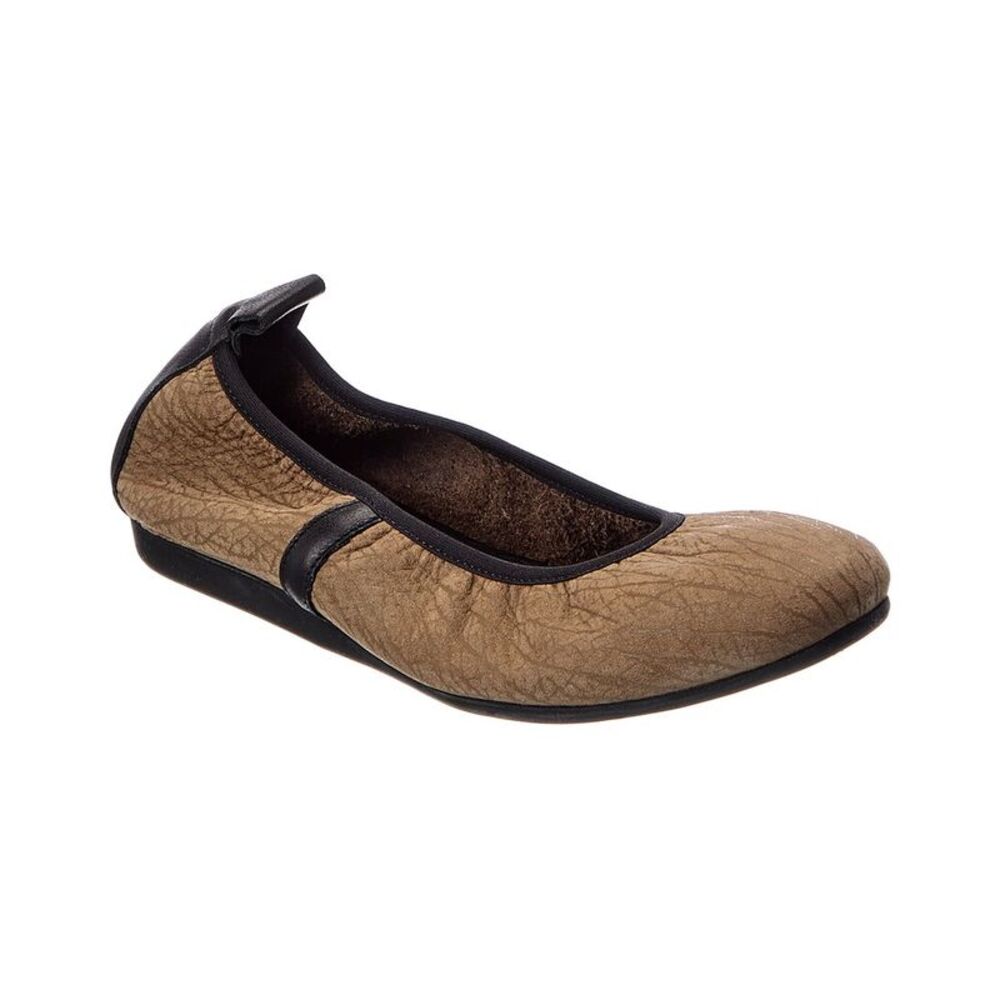 Arche Lamour Leather Flat, Brown